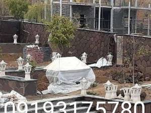 پله پارک با سنگ لاشه ورقه ای در دماوند