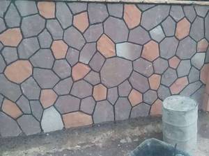 اجرای سنگ ورقه ای در دماوند