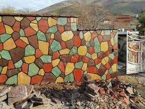 نصب محوطه سازی دیوار باغ در دماوند