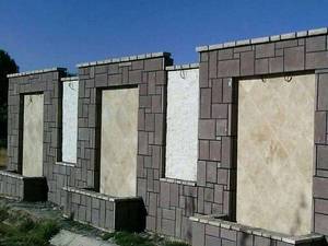 نصب سنگ لاشه نمای ویلا سنگ مالون  در دماوند