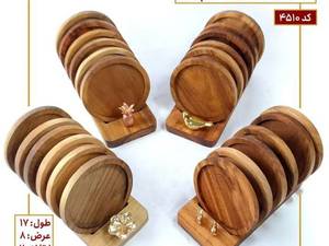 ست زیرلیوانی و استند چوبی در گرگان