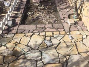 نحوه اجرای سنگ مالون ورقه ای برای مسیرپیاده رو