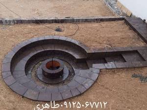 اجرا و نصب سنگ مالون کف دیوار در دماوند