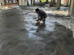 بتن ریزی لوله های گرمایشی مازندران