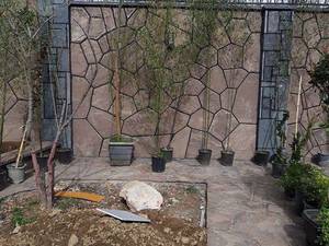 اجرای سنگ مالون ورقه ای برای نمای دیوار