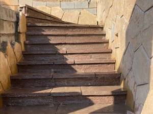 اجرای سنگ مالون برای نمای دیوار به صورت برشی