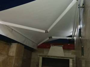 نصب و اجرای سایبان بازویی دستی