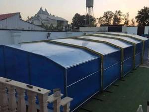 پوشش استخر متحرک پلی کربنات در کرج