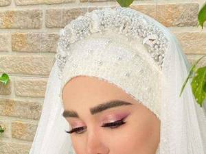 خدمات میکاپ عروس محجبه در رشت