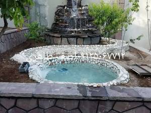 سنگ مالون محوطه سازی ویلا دردماوند