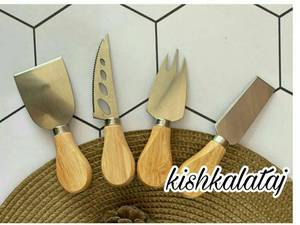 ست کارد صبحانه خوری مدل دسته چوبی 4 عددی