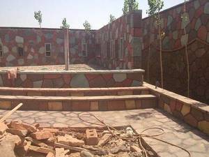 محوطه سازی سنگی با سنگ مالون