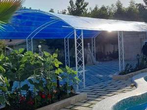 سایبان استخرپارکینگی  درجهان استخر