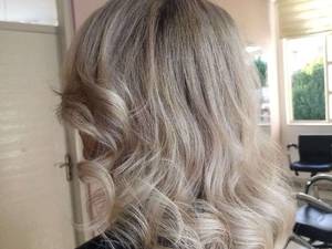 اجرای  رنگ بلوند شیک