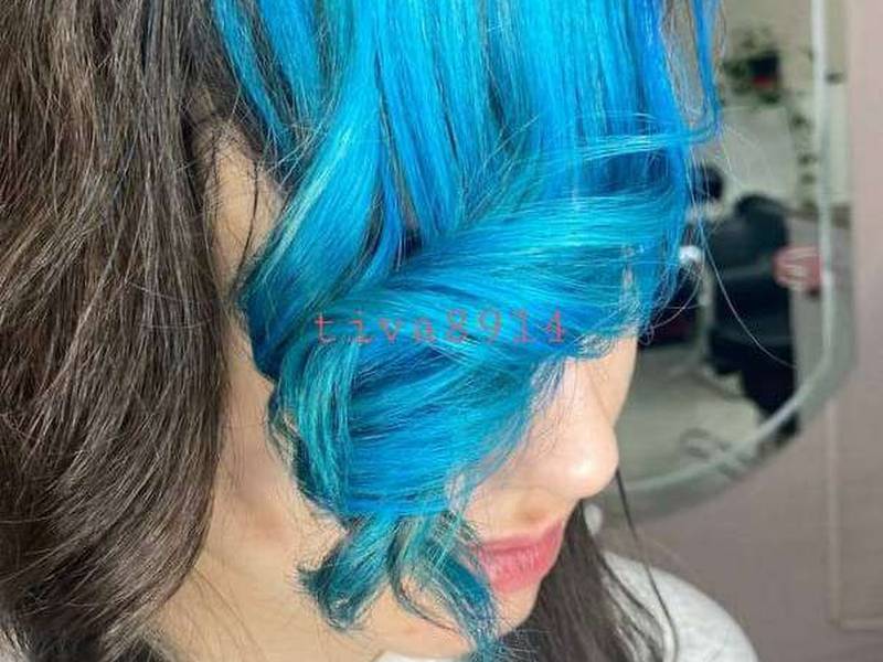 اجرای انواع رنگ فانتزی بسیار خوشگل