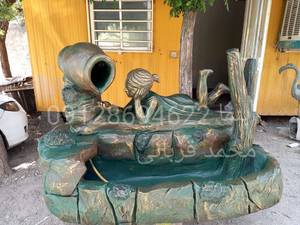 اجرا آبنما سنگی طرح برنزی