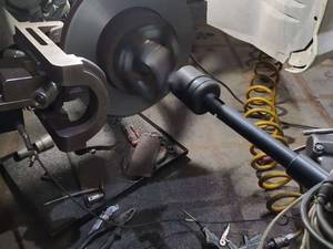 تراش دیسک چرخ BMW به صورت درجا