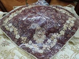 رومیزی60 در 60 ترمه دوزی