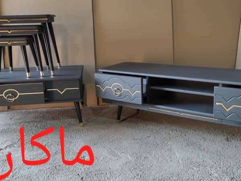 جلومبلی وعسلی ومیز تی وی مدل ماکان
