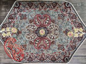 روکش میز عسلی کنار تختی ترمه دوزی