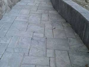 اجرای سنگ مالون ورقه ای به صورت حصیری