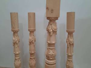 پایه نرده طرح نیم پرده