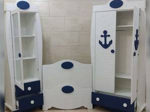 سرویس خواب کودک طرح مارین