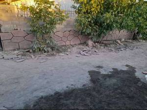 طراحی نمای دیوار از سنگ لاشه دماوند