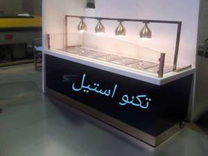 کانتر گرم جداره داخل استیل