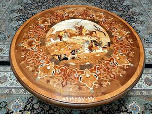 میز معرق چوب