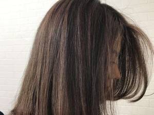 رنگساژ گرم نسکافه ای دخترانه