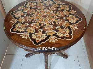 میز معرق چوب
