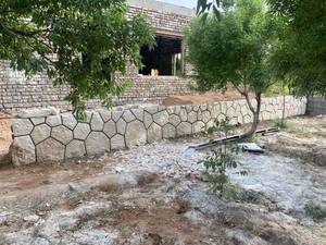 اجرای سنگ مالون طبیعی به صورت برشی