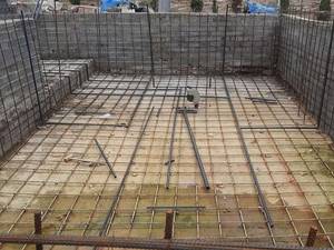 دیوار چینی استخر بعد گود برداری