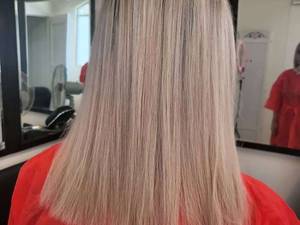 تبدیل دکلره ریشه مو به مش پر