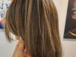 تبدیل دکلره ریشه مو به مش پر