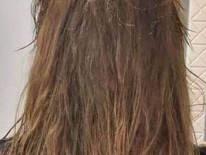 تبدیل دکلره ریشه مو به مش پر