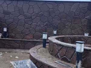 اجرای سنگ مالون طبیعی
