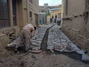 پیمانکاری سنگ کوهی سنگ مالون دیوار باغ