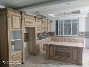 کابینت بامتریال  ام دی اف پاک چوب روکش بلوط