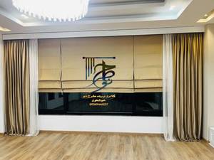 پرده رومن و دوکور مخمل