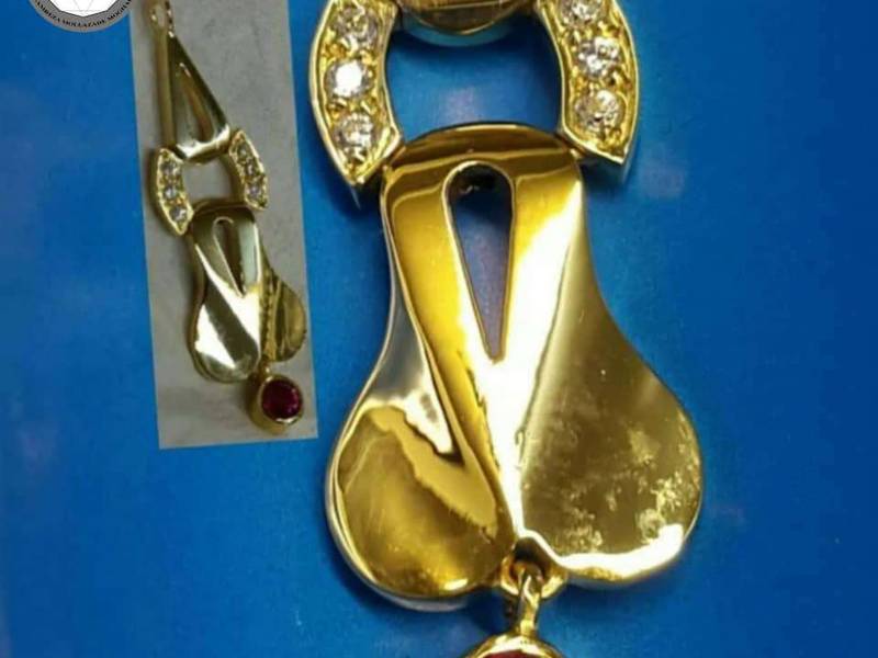 آویز گردن جواهر