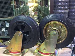 چرخهای مخازن زباله پلاستیکی و فلزی