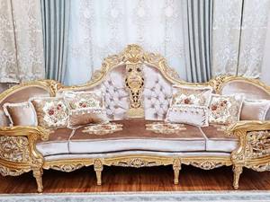 مبلمان منزل خرچنگی بغل منبت