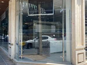 درب اتوماتیک با روکش استیل