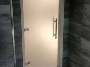 درب اتوماتیک با روکش استیل