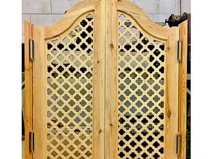 طراحی و اجرای  درب چوبی