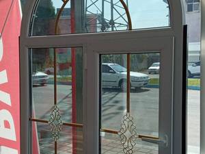 اجرای پنجره دوجداره upvc خم و هلال