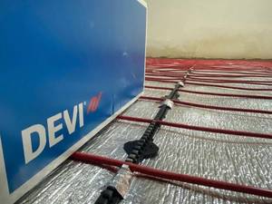 سيستم گرمايش با استفاده از كابل  حرارتی Danfoss Devi