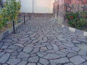 اجرای سنگ لاشه سنگ مالون سنگ ورقه ای 